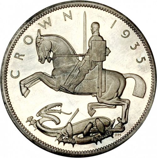 Crown Reverse Image minted in UNITED KINGDOM in 1935 (1910-36  -  George V)  - The Coin Database