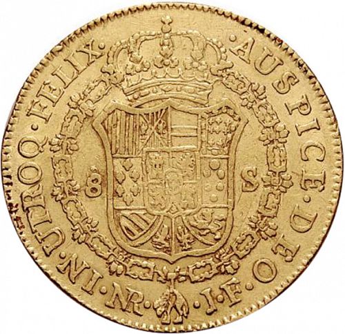 8 Escudos Reverse Image minted in SPAIN in 1813JF (1808-33  -  FERNANDO VII)  - The Coin Database