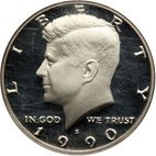 50 cent Obverse Image minted in UNITED STATES in 1990S (Kennedy)  - The Coin Database